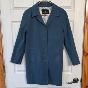 London Fog Women's Blue Trench Coat